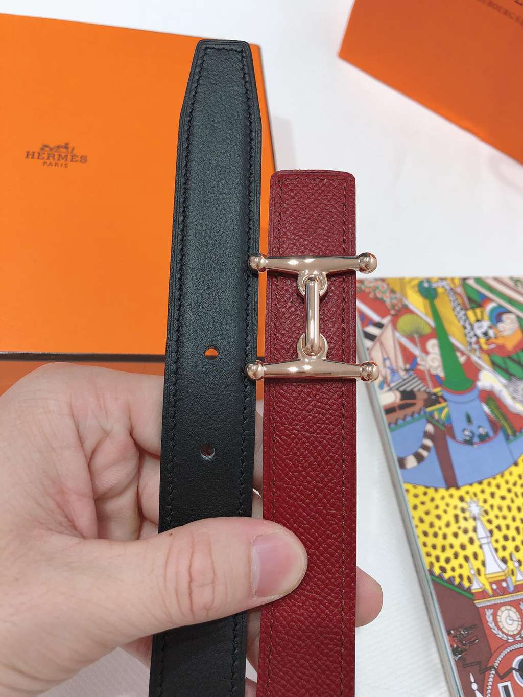 H**mes belts 24mm